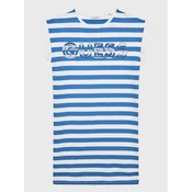Guess Poletna obleka J3GK21 KBOR3 Modra Regular Fit