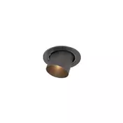 Moderni vgradni reflektor pištola GU10 50 mm okrogel nagibni - Installa