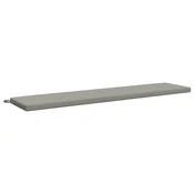vidaXL Blazina za klop SOEST 100% poliester Siva 180 x 40 x 5 cm