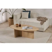 Nordure Klub sto Orba, 120x40x65 cm, Boje hrasta