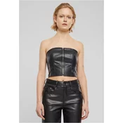 Womens bandeau top black