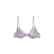 Next Bikini zgornji del kremna/kraljevo modra/jajčevec/pastelno roza