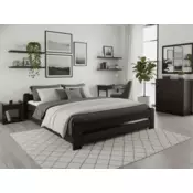 Ljubki dom Postelja Emily 140 x 200 cm oreh Posteljno dno: Brez posteljnega dna, Vzmetnica: Vzmetnica Somnia 17 cm