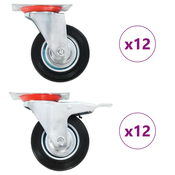 Okretni kotačići 24 kom 100 mm