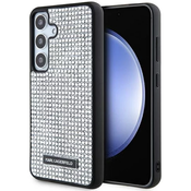 Karl Lagerfeld Ovitek Karl Lagerfeld za Samsung Galaxy S24 - Rhinestone Metal Logo
