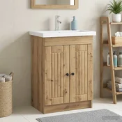 vidaXL vidaXL Omarica pod umivalnikom Artisan hrast 56 x 37,5 x 81 cm, (5000246047)