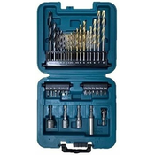 MAKITA set svedrov in svedrov 34 kosov v plastičnem kovčku B-68498