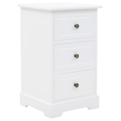 Nocni ormaric od MDF-a i borovine 35 x 32 x 59 cm