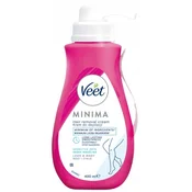 Veet MINIMA depilacijska krema s pumpico za občutljivo kožo, noge, telo, 400 ml
