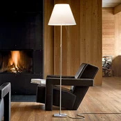 Luceplan Costanza Stojalo D13ti, aluminij/bela - Dnevna soba/jedilnica - Dizajn - aluminij, bela - Kovina