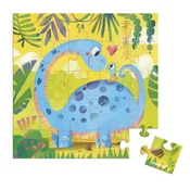 Janod Čestitka za rojstni dan s sestavljanko Mama in dojenček Dinosaver