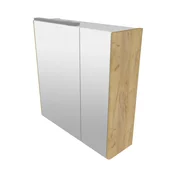 KOPALNIŠKA OMARICA Z OGLEDALOM LINEA GOLD OAK 60cm | Topdom