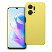 OEM Silikonski ovitek za Honor X7A, debelina 2 mm, rumene barve