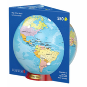 EUROGRAPHICS PUZZLE 550 KOS ZEMLJEVID SVETA