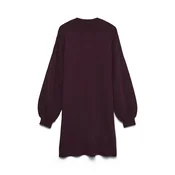 Vero Moda Maternity Pletena obleka VMMNANCY vinsko rdeča