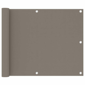 shumee Balkonsko platno taupe 75x300 cm oksford blago