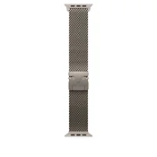 49mm Natural Titanium Milanese Loop - Medium