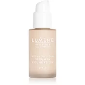 Lumene Invisible Illumination Vegan Collagen Serum in Foundation lahki tekoči puder s hranilnim učinkom SPF 30 00 30 ml