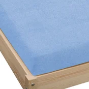 KZ Frotirni nastavljivi list 160x200 moder DEBELO