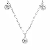 Looi & Co Necklace White Gold (18k) 4I188W8-4