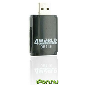 CABLETECH čitalec kartic 4 V 1 USB 2.0, SD-MMC-MS, maks. 16GB CC-138