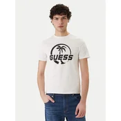 Guess Majica F6GI00 J1314 Bela Slim Fit