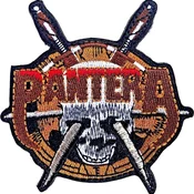 Pantera Skull Knives Iron-On Patch