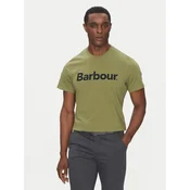 Barbour Majica Logo MTS0531OL39 Zelena Tailored Fit