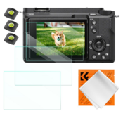K&F Sony ZV-E1, A7 IV, A6700, A7CII Screen Protector*3pcs+Hot-shoe level*3pcs+Vacuum Cleaning Cloth
