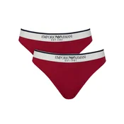 Emporio Armani Underwear Komplet brazilskih hlačk? EW005197 AF27298 U5084 Bordo rdeča