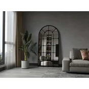 Hanah Home Podno ogledalo Ovalis, 90 cm x 180 cm, Crno