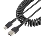 StarTech.com R2ACC-1M-USB-CABLE USB kabel USB 2.0 USB A USB C Crno