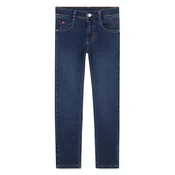 HUGO Jeans hlače G00987 S Mornarsko modra Slim Fit