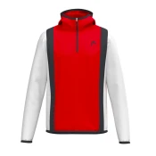 Ženski pulover Head CLUB 25 TECH Hoodie Women Red/White L