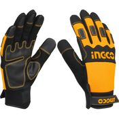 Ingco rukavice mechanic ojacane xl ( HGMG02-XL )