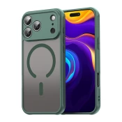Hibridni ovitek HaloFrost II MagSafe za iPhone 17 Pro - green