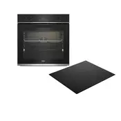 Beko BBSM 12320 XCS Ugradni set Rerna i ploca, 72l, 4 elektricne zone, 8 funkcija, 2600W, Crni