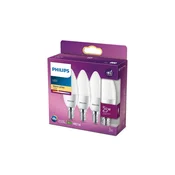 Komplet 3x LED sijalica Philips B35 E14/4W/230V 2700K