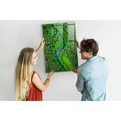 tulup.si Magnetna tabla za magnete Reka v gozdu 60x90 cm