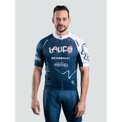 BrainMax LAUF unisex kolesarski komplet, modra majica in modre kratke hlače z naramnicami Velikost: M