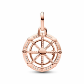 Pandora Bronast obesek Odpiralni obesek Rose 783066C01