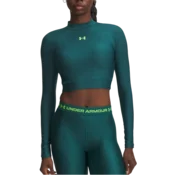 Under Armour Majica z dolgimi rokavi Under Armour HeatGear Crop Mock Women LS