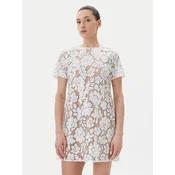 MICHAEL Michael Kors Cocktail obleka MS582WRHDE Bela Regular Fit