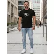 Moška flis pulover s kapuco
