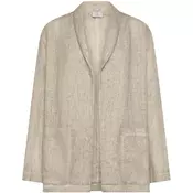 Deha Fade Effect Linen Blazer Bež