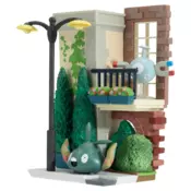 Pokemon set za igru s figuricom 15cm - City street - Magnemite and Trubbish