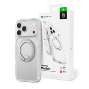 Titan AmazingThing Titan Pro Spin Futrola za iPhone 18 Pro, Rotirajuci Prsten, MagSafe - Prozirna
