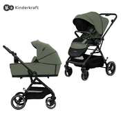 KINDERKRAFT SELECT Kombinirani voziček Yoxi 2v1 Mystic Green