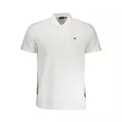 NAPAPIJRI Muška polo majica NP0A4H8B-EALIS-SS-SUM_BIANCO_002, Bela