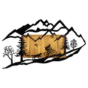 Wallity Bicycle Riding in Nature 1 Zidna dekoracija, 110x3x65 cm